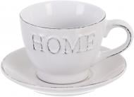 Чашка с блюдцем Happy Life 240 мл