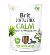 Лакомство Brit Dental Stick Calm успокаивающее конопля и пустырник 7 шт. 251 г