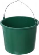 Ведро обычное пластиковое 16 л зеленый