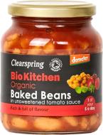 Фасоль Clearspring запеченная в томатном соусе органическая 350 г