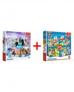 Набір пазлів Trefl 4 в 1 Frozen Дивовижний світ Крижаного серця + Paw Patrol Запуск цуценят 94488