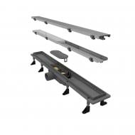 Душевой трап AQUA 70 см с решёткой DUO под плитку (1901150315)