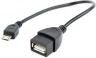 Кабель Cablexpert USB 2.0 AF-micro B 0,15 м чорний (AB-OTG-AFBM-03)