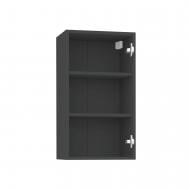 Шкаф верхний распашной LuxeForm 400x720x300 мм графит