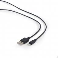 Кабель Cablexpert 3 м чорний (CC-USB2-AMLM-10) USB 2.0 BM-тато/Lightning