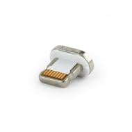 Конектор Cablexpert срібний (CC-USB2-AMLM-8P) магнітний Lightning