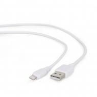 Кабель Cablexpert Lightning – USB 0,5 м білий (CC-USB2-AMLM-W-0.5M) USB 2.0 BM-тато/Lightning