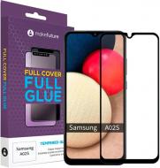 Защитное стекло MakeFuture Full Cover Full Glue для Samsung A02s (MGF-SA02S)