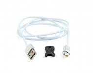 Кабель Cablexpert Lightning – USB 1 м белый (CC-USB2-AMLMM-1M) USB 2.0 BM-папа/Lightning