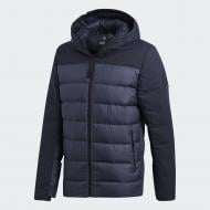 Пуховик мужской Adidas CLIMAWARM JKT CY8620 р.L темно-синий