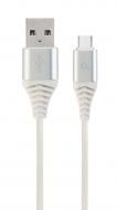 Кабель Cablexpert для смартфона 1 м (CC-USB2B-AMCM-1M-BW2) USB 2.0 A-папа/Type-C папа