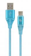 Кабель Cablexpert для смартфона 1 м голубой (CC-USB2B-AMCM-1M-VW) micro USB 2.0 A-папа/Type-C папа