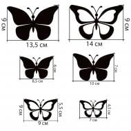Декоративна наліпка Zatarga Метелики 2 Z180044 в асортименті 39x45 см