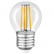 Лампа світлодіодна Violux LED FILAMENT G45 4 Вт E27 3000 К 195 В прозора 832092