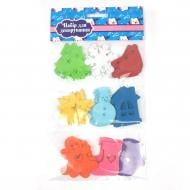 Набор наклеек из фетра Новогодние 45 шт. Аплі Краплі