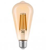 Лампа світлодіодна Violux LED FILAMENT ST64 12 Вт E27 2200 К 195 В прозора 836034