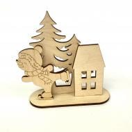 Набор для декорирования из фанеры Снеговик Аплі Краплі