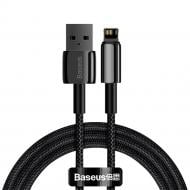 Кабель BASEUS Tungsten Gold Fast Charging Data Cable USB to iP 2.4A 1 м чорний (CALWJ-01)