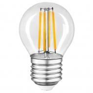Лампа світлодіодна Violux LED FILAMENT G45 4 Вт E27 4000 К 195 В прозора 832034