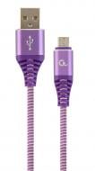 Кабель Cablexpert USB – microUSB 1 м пурпурный (CC-USB2B-AMmBM-1M-PW) micro USB 2.0 A-папа/Micro B-папа