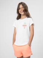 Футболка 4F 4FJSS23TTSHF399-10S р.140 белый