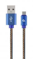 Кабель Cablexpert USB – microUSB 1 м синій (CC-USB2J-AMmBM-1M-BL) USB 2.0 A-тато/Micro B-тато