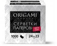 Серветки столові Origami Horeca одношарові 24x23 см білі 1000 шт.