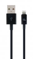 Кабель Cablexpert Lightning – USB 2 м чорний (CC-USB2P-AMLM-2M) USB 2.0 А-тато/Lightning