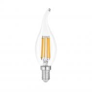 Лампа світлодіодна Violux LED FILAMENT C37 6 Вт E14 4000 К 195 В прозора 833084