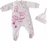 Комплект для новорожденных Minnie комбинезон шапочка молочный 141310468