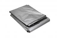 Тент универсальный X-Treme с металлическими люверсами 8х10 м плотность 80г/м.кв гранит серый