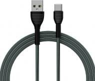 Кабель ColorWay USB - Type-C (braided cloth) 3 А 1 м серый (CW-CBUC041-GR)