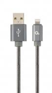 Кабель Cablexpert Lightning – USB 1 м сірий (CC-USB2S-AMLM-1M-BG) USB 2.0 А-тато/Lightning