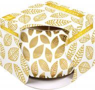 Свічка ароматична Bispol у склянці Золоті листя sn71s/19