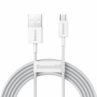 Кабель BASEUS Superior Series Fast Charging Data Cable USB to Micro 2 A 2 м белый (CAMYS-A02)