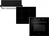 Комплект встраиваемой техники Interline DELI BL A/60/2/T + OFG 383 MRG BA AirFry + VHK 265 SPT BA