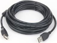 Удлинитель Cablexpert 4,5 м черный (CCF-USB2-AMAF-15)