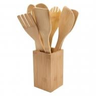 Набір кухонного приладдя Supretto бамбуковий 9 шт. (9166)