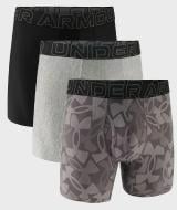 Набор трусов мужские Under Armour UA Perf Tech Nov 6in (3 шт) 1383879-035 M серый