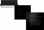 Комплект вбудовуваної техніки Interline DELI BL A/60/2/T + OEG 581 ECR BA + VHK 265 SPT BA