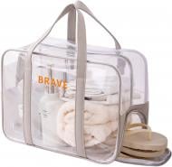 Косметичка-органайзер 34x18x25 см серый RH2415