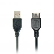 Удлинитель Cablexpert 0,15 м черный (CCP-USB2-AMAF-0.15M) USB 2.0 A-папа/A-мама