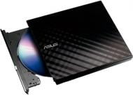 Оптический привод Asus SDRW-08D2S-U LITE DVD+-R/RW USB2.0 EXT Ret Slim Black 90-DQ0435-UA221KZ