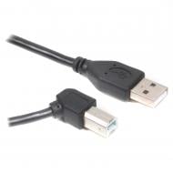Кабель Cablexpert 1,8 м черный (CCP-USB2-AMBM90-6) USB 2.0 A-папа/B-папа