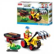 Конструктор Sluban M38-B0777 Town Трактор с прицепом
