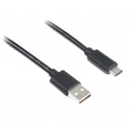Кабель Cablexpert 0,5 м черный (CCP-USB2-AMCM-0.5M) USB 2.0 A-папа/C-папа