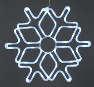 Декорация новогодняя Феєрія снежинка QC4011 светодиодная (LED) 65 ламп 0,51 м 