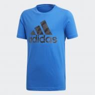 Футболка Adidas BOS DI0357 синій