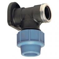 Колено настенное Unidelta O20 x 1/2" В PN16 PP-B