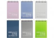 Блокнот Optima А7 верхняя спираль 60 лист. клетка O26315